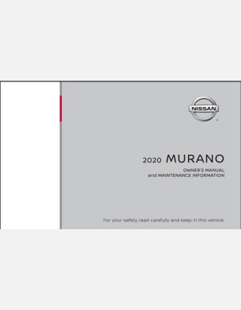nissan murano 2020 owners manual